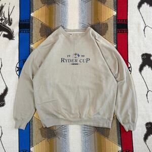 Vintage 1999 Ryder Cup Golf Golfing Crewneck Sweatshirt Mens Size Large